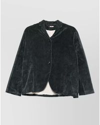 Apuntob - Textured Oversized Coat - Lyst