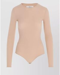 Maison Margiela - Long-Sleeve Crew-Neck Bodysuit - Lyst