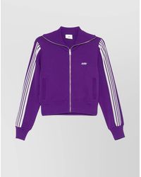 Autry - Knitted Track Jacket Stripe Detailing - Lyst