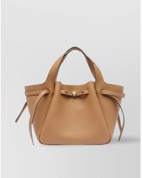 Tory Burch - Romy Small Leather Tote Bag - Lyst