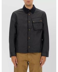 Belstaff - Jacket With Chest Pocket And Long Sleeves - Lyst