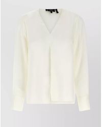 Theory - Silk Relaxed-Fit Blouse - Lyst