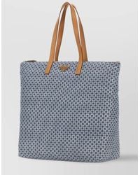 Prada - Printed Two-Tone Re-Nylon Tote Bag - Lyst