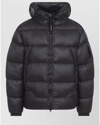 C.P. Company - Down Hooded Quilted Puffer Jacket - Lyst
