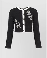 Self-Portrait - Sequin Embellished Floral Blazer - Lyst
