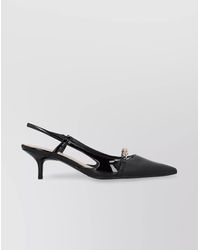 Pinko - Gloria Patent Leather Slingback Pumps - Lyst