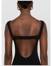 Solace London - Imogen Dress Boat Neck Maxi Slit - Lyst