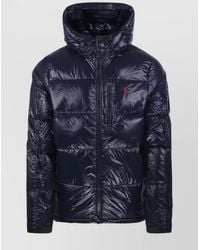Ralph Lauren - Quilted Puffer Jacket With High Collar Hood - Lyst