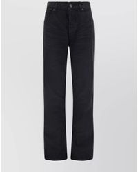 Balenciaga - Low-Rise Straight-Leg Jeans - Lyst