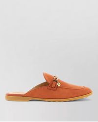 Tod's - Nabuk Loafers Buckle Detail Round Toe Rubber - Lyst