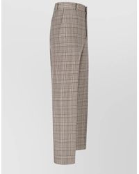 AURALEE - Straight Leg Trousers Belt Loops Side Pockets - Lyst