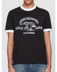 Amiri - Eagle-Print Ringer T-Shirt - Lyst