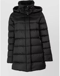 Moorer - Silk Blend Hooded Quilted Puffer Jacket - Lyst