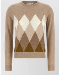 Ballantyne - Cashmere Diamond-Pattern Sweater - Lyst