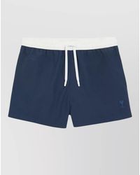 Ami Paris - Beach Shorts Side Pockets Back Pocket - Lyst
