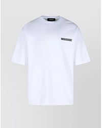 DSquared² - Cotton Printed T-Shirt - Lyst