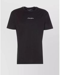 Dolce & Gabbana - Cotton Logo-Embroidered Short-Sleeve T-Shirt - Lyst