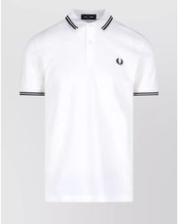 Comme des Garçons - Short Sleeves With Contrast Trim And Polo Collar - Lyst