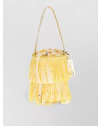 La Milanesa - Anemone Bucket Shoulder Bag Fringe Handle - Lyst