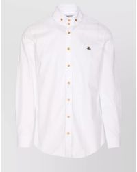 Vivienne Westwood - Collared Button-Down Shirt Long Sleeves - Lyst