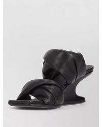 Rick Owens - Cantilever Sandals Sculptural Heel Twisted Straps - Lyst