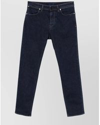 Stone Island - Denim Slim-Fit Straight-Leg Jeans - Lyst