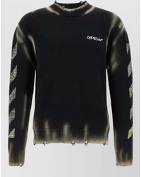 Off-White c/o Virgil Abloh - Diag Arr Corrosion Sweater - Lyst