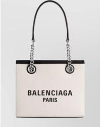 Balenciaga - Duty Free Small Canvas Tote Bag - Lyst