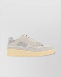Jil Sander - Canvas Platform Sneakers - Lyst