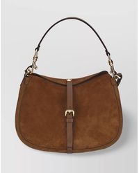 Etro - Medium Suede Leather Shoulder Bag - Lyst