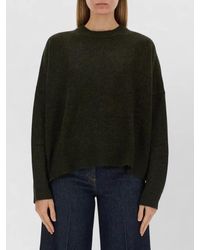 Aspesi - Wool Jersey Top Long Sleeves - Lyst