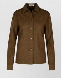 Jil Sander - Wool Shirt - Lyst