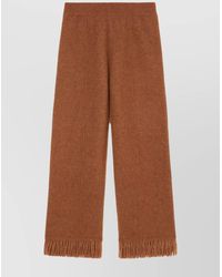 Alanui - Cashmere And Silk Blend Trousers - Lyst