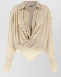 ANDAMANE - Viscose Paloma Bodysuit - Lyst
