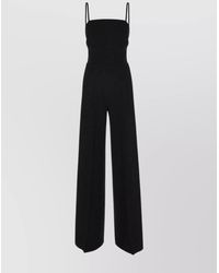Max Mara - Triacetate Blend Jumpsuit Adjustable Laces - Lyst