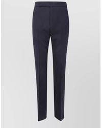 Tom Ford - High Twist Twill Flat Front Tailored Pant - Lyst