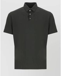 Zanone - Polo Shirt Straight Cut Short Sleeves Collar - Lyst