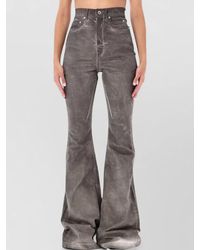 Rick Owens - Bolan Bootcut High Waist Denim Jeans - Lyst