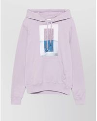 Lanvin - Crewneck Sweater Drawstring Hood - Lyst