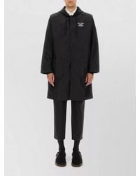 Drole de Monsieur - Long Hood Parka Jacket Front Pockets - Lyst