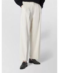 DUNST - Tailored Pants Button Detail Pleated Front Pockets - Lyst