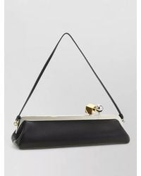 Jacquemus - La Pochette Salon Lamb Leather Clutch Bag - Lyst