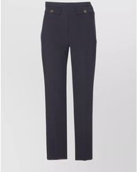 Elisabetta Franchi - Straight-Leg Tailored Trousers - Lyst