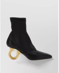 Ferragamo - Leather Adhar Ankle Boots - Lyst