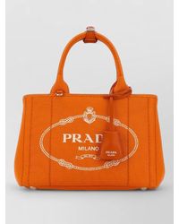 Prada - Small Canvas Shoulder Bag - Lyst