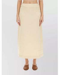 Jil Sander - Wool Regular-Fit Midi Skirt - Lyst