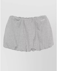 DUNST - Cotton Mini Skirt Featuring Side Pockets - Lyst