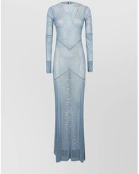 Santa Brands - Rhinestone Maxi Dress - Lyst