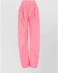 The Attico - High-Rise Wide-Leg Trousers - Lyst