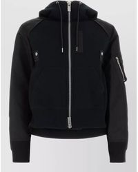Sacai - Two-Tone Bomber Jacket - Lyst